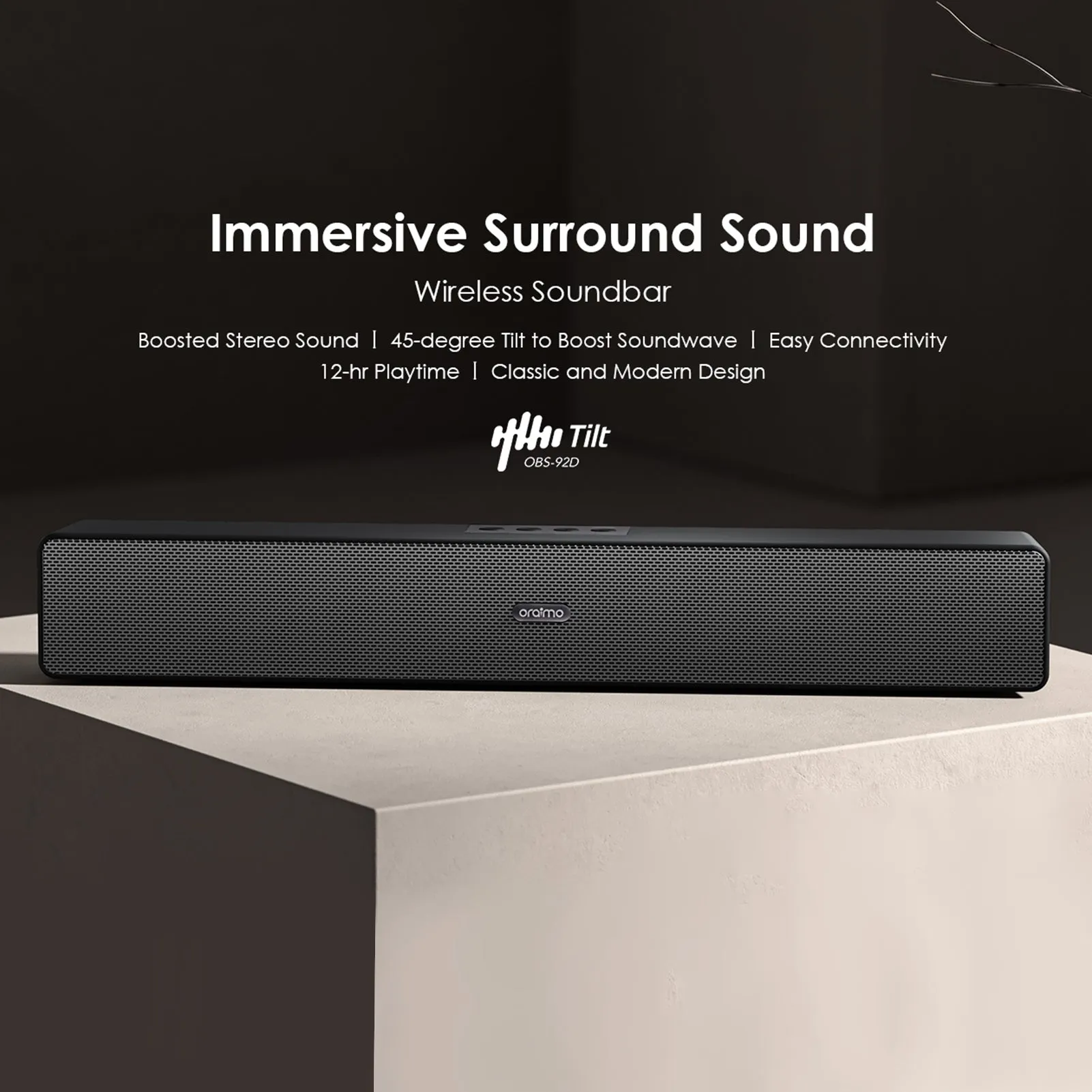 Oraimo OBS-92D Tilt Portable Wireless Speaker