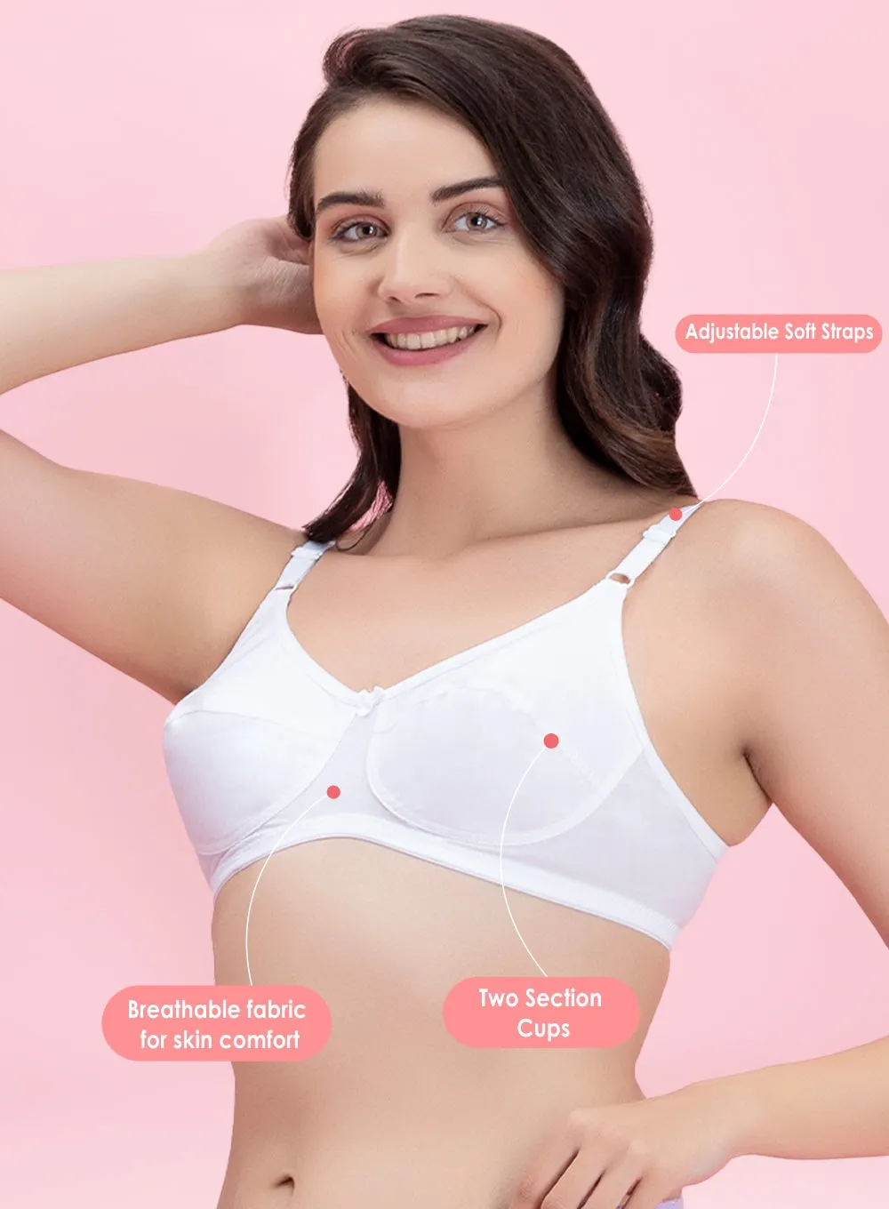 Perfect fit comfort non padded bra (PBBR1021)