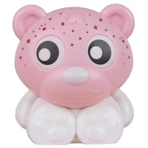 Playgro Goodnight Bear Night Light And Projector (Pink And White)