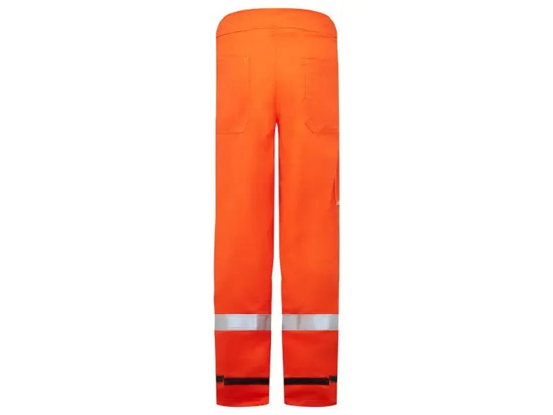 Portwest® Ultrasoft 7oz Reflective Tape Flame Resistant Suit - Bottom  - Orange - IUS453