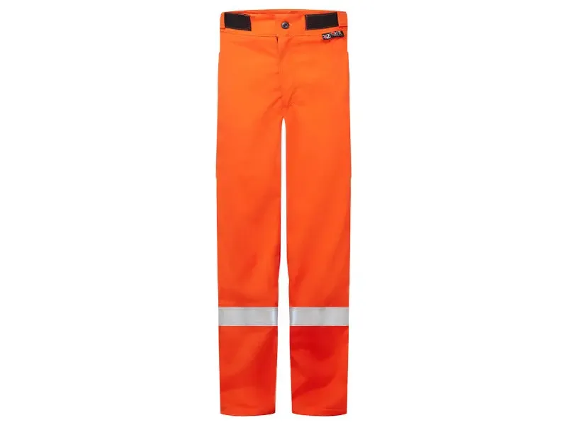 Portwest® Ultrasoft 7oz Reflective Tape Flame Resistant Suit - Bottom  - Orange - IUS453