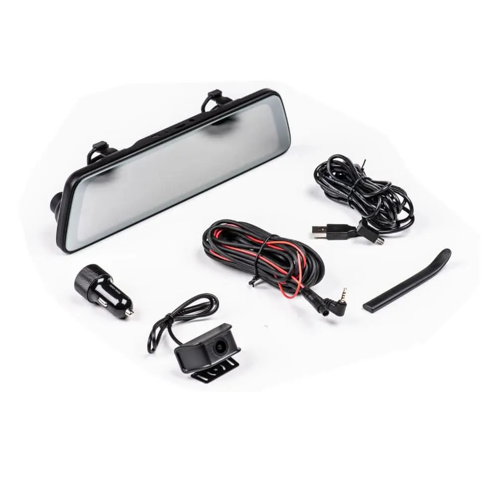 Road Angel Halo View 2 Dual Mirror Dash Cam with Rear Dash Cam/Parking Cam