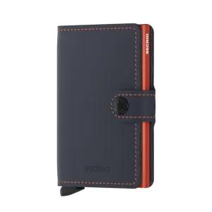 secrid | miniwallet | matte night blue   orange