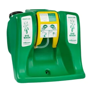Sellstrom S90320 16-Gallon Gravity-Eye Portable Eyewash Station. Each
