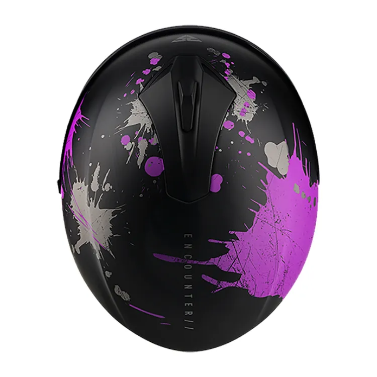 SGI Encounter Vandal Purple Motorbike Helmet