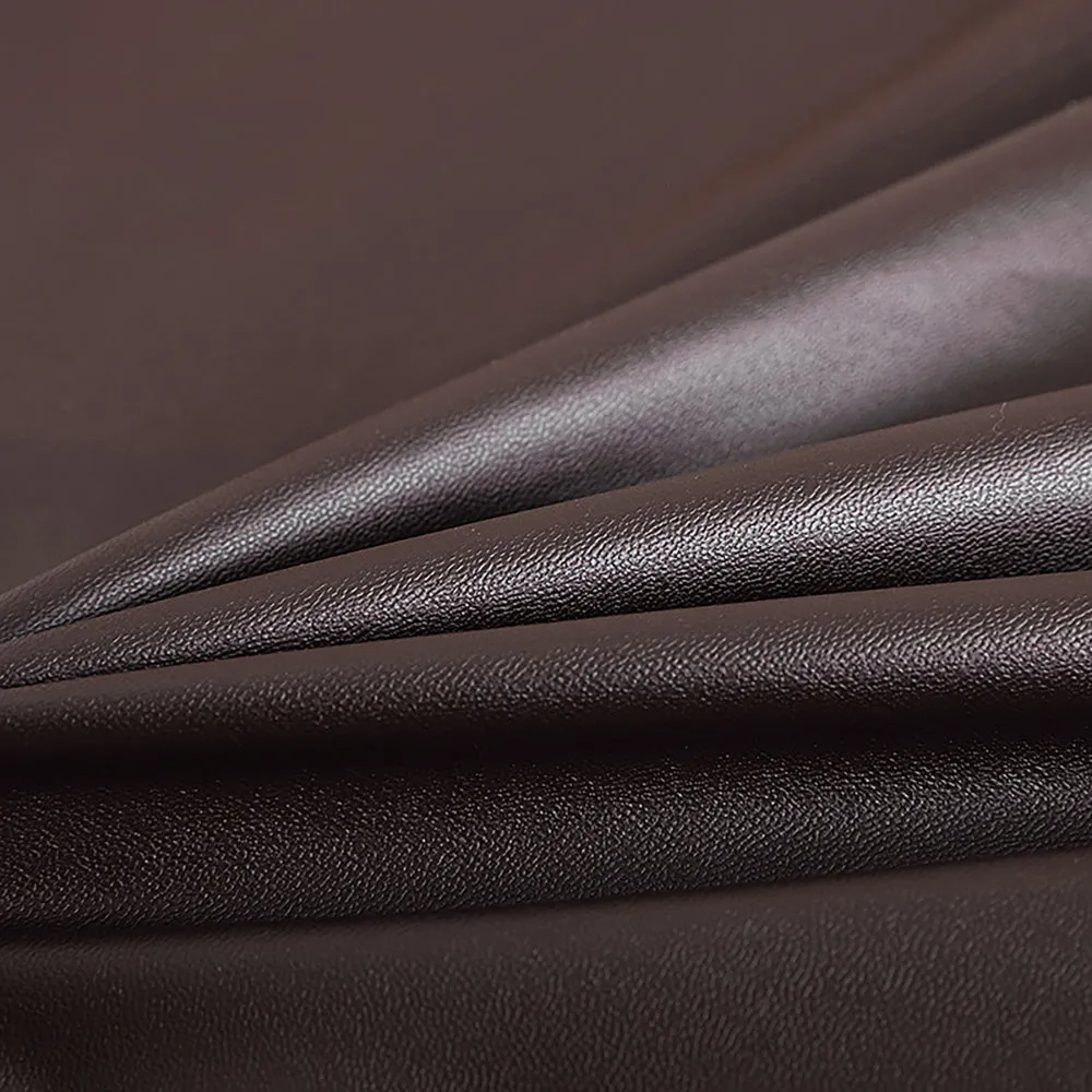 Soft PU Solid Color Stretch Chair Seat Cover