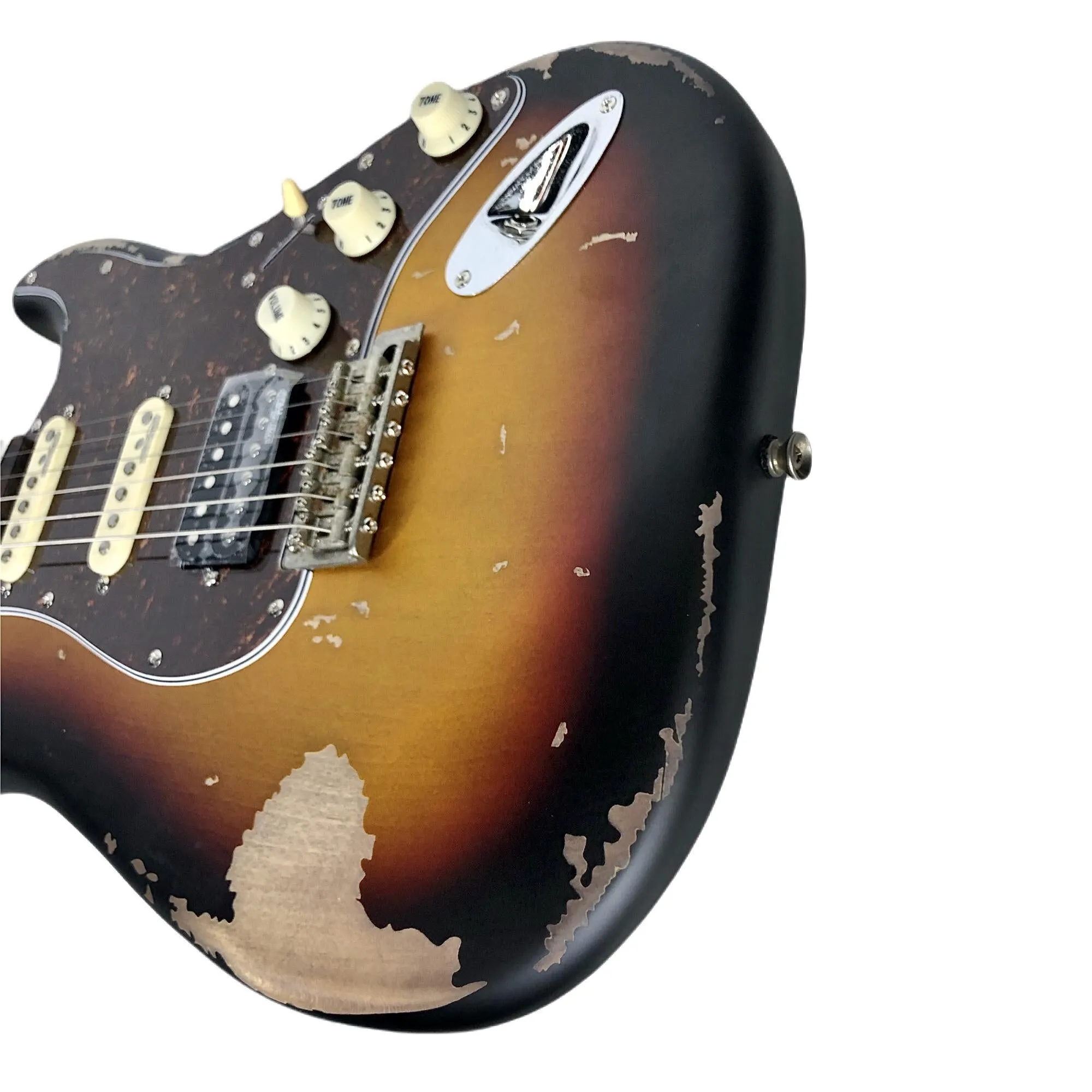 Vintage® V6HMRSB 'Relic Sunburst' Aged Chrome Hardware