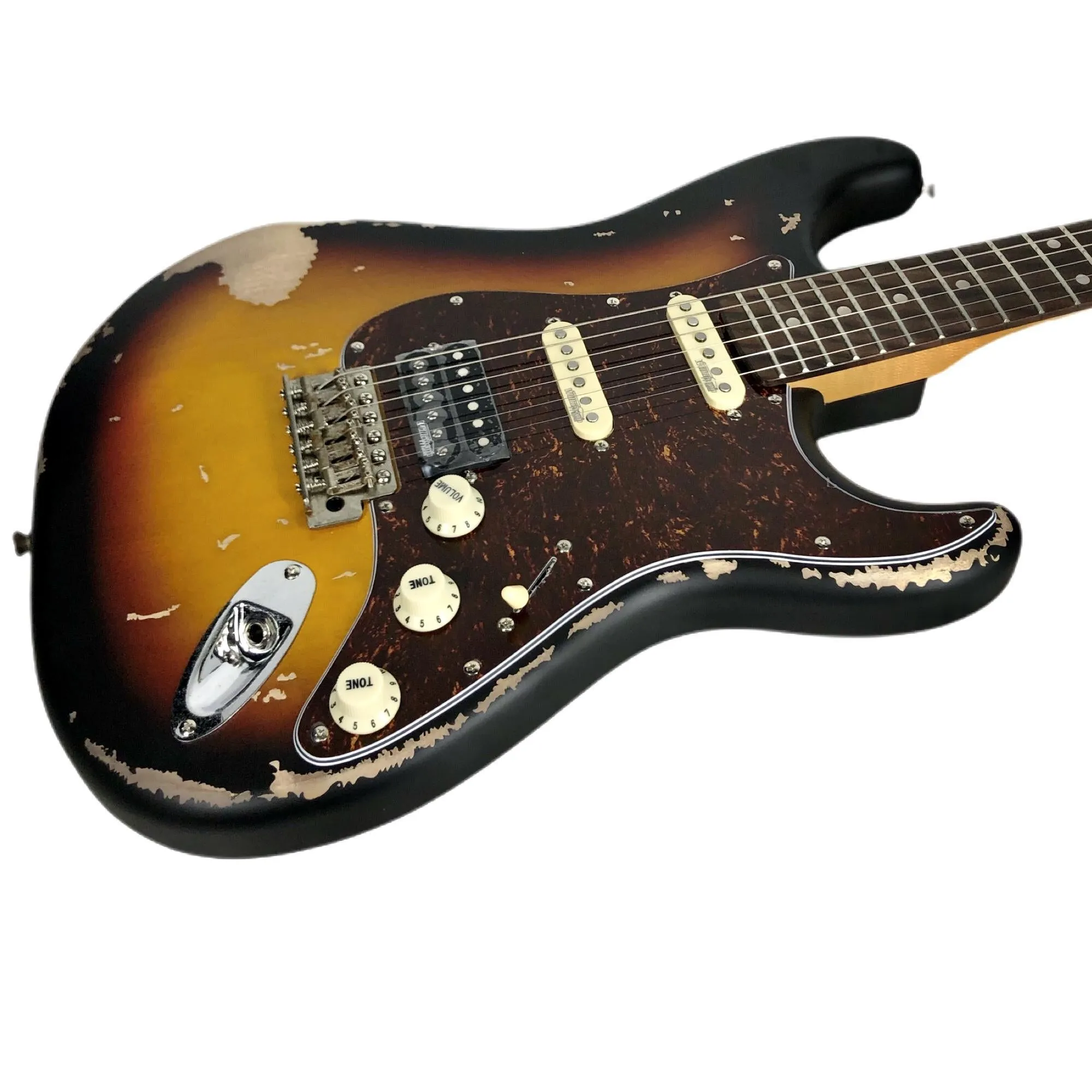 Vintage® V6HMRSB 'Relic Sunburst' Aged Chrome Hardware