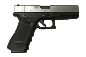WE G17 Gen4 GBB Airsoft Pistol - Silver