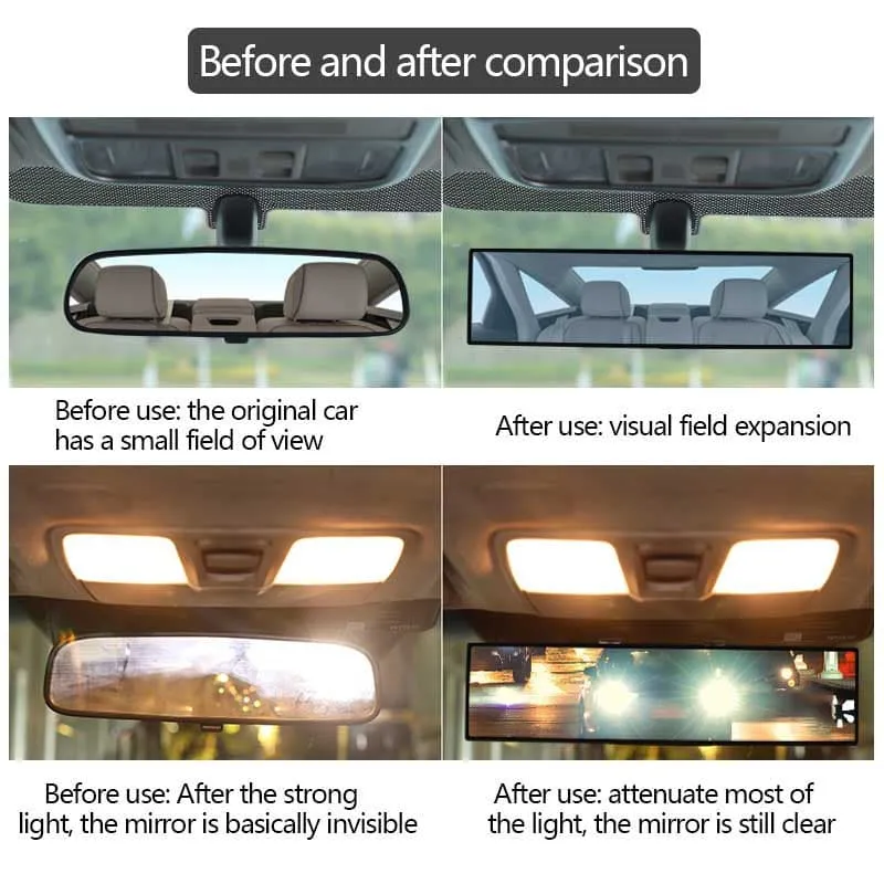 Wide Angle Panoramic Rearview Mirror