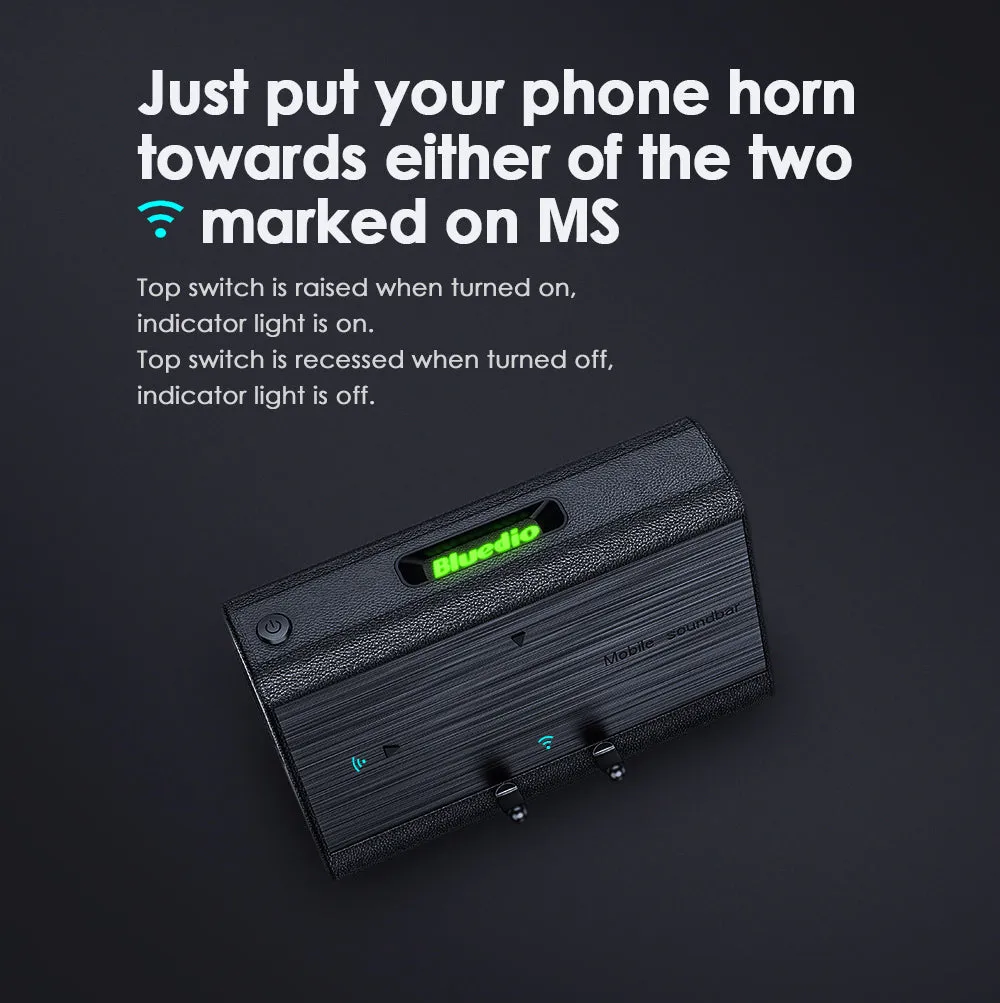 Wireless Bluetooth Speaker Phone Holder
