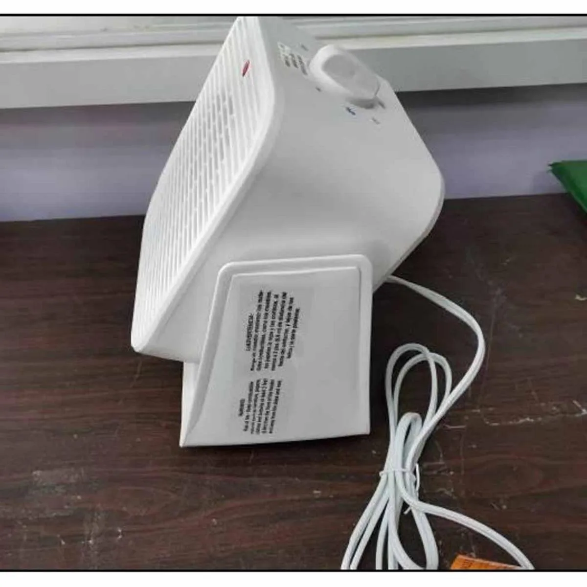 World Marketing Comfort Glow All Season Electric Fan and Heater - White