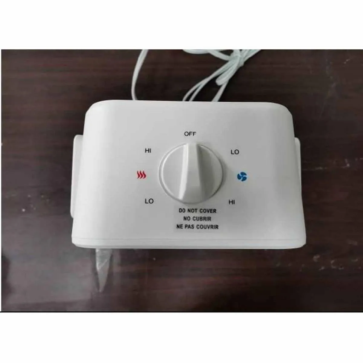 World Marketing Comfort Glow All Season Electric Fan and Heater - White
