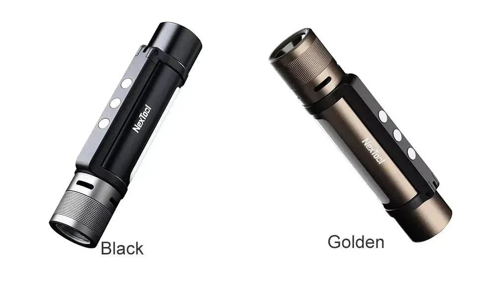 Xiaomi Nextool Outdoor 6 in 1 Zoom Flashlight Multifunction Portable Sound Light Alarm 1000lm Waterproof 2600mAh LED Flashlight