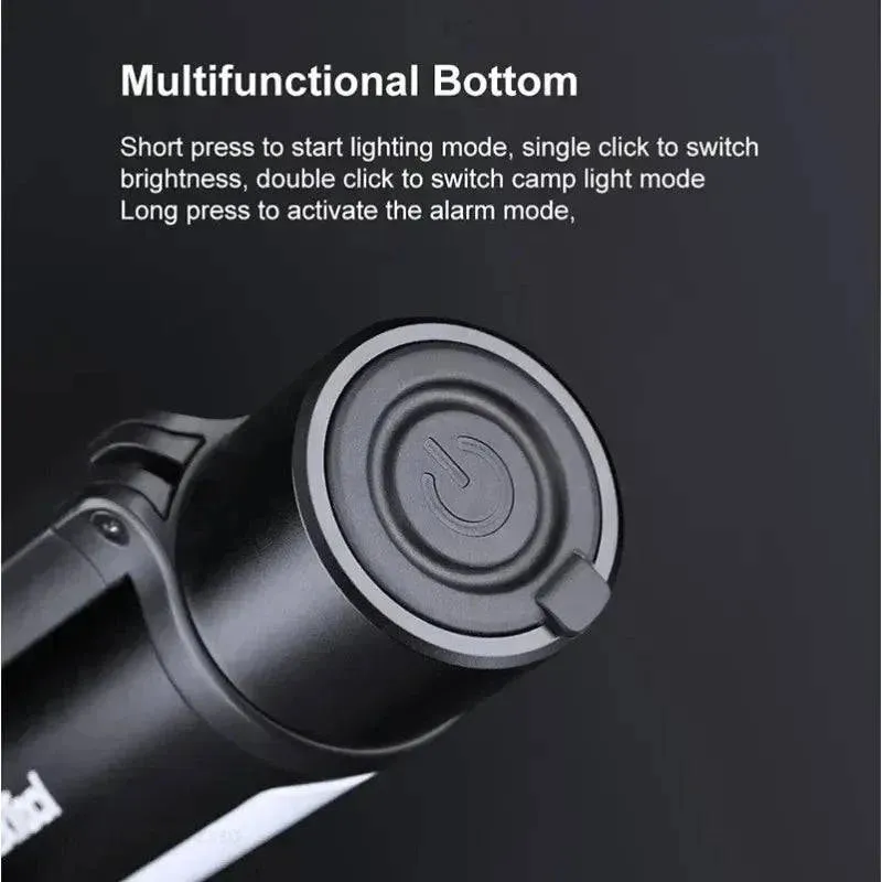 Xiaomi Nextool Outdoor 6 in 1 Zoom Flashlight Multifunction Portable Sound Light Alarm 1000lm Waterproof 2600mAh LED Flashlight